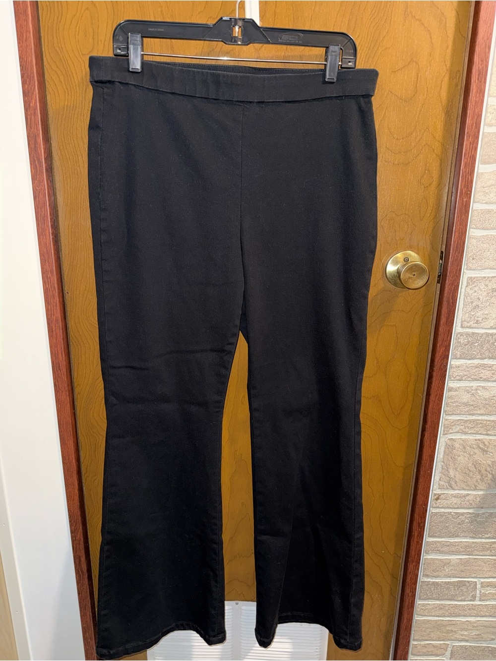 Black Women's Stretch Flare Pants